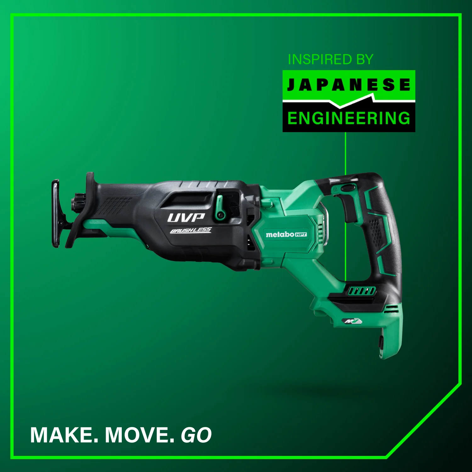 Metabo HPT CR36DAQ4M 36-Volt MultiVolt 1-1/4 in. Stroke Brushless Reciprocating Saw (Tool Only) - Image 11