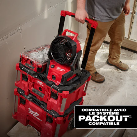 Milwaukee M18™ 0818-20 Brushless PACKOUT™ Fan - Image 4