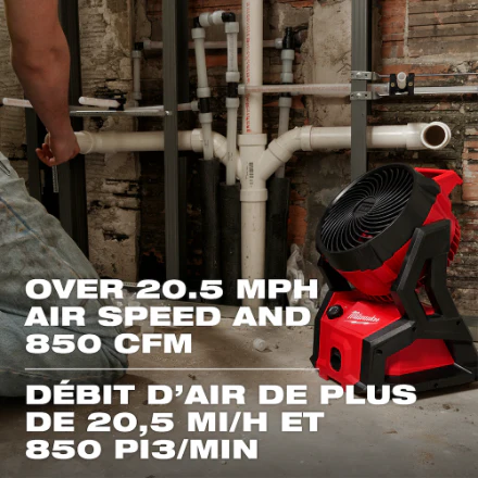 Milwaukee M18™ 0818-20 Brushless PACKOUT™ Fan - Image 5
