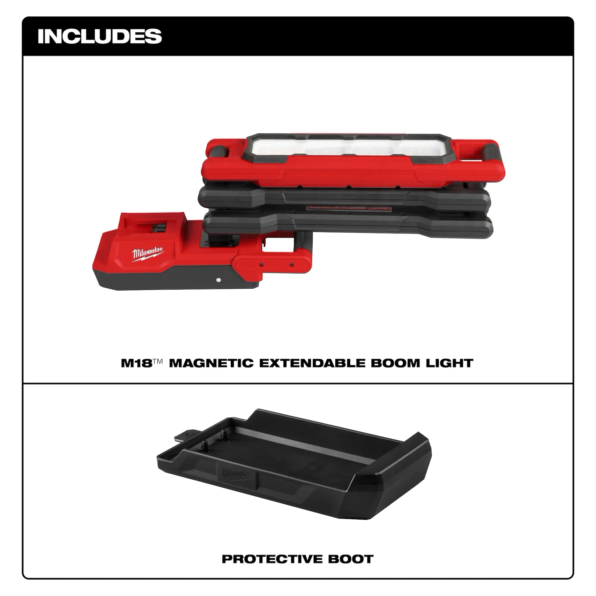 Milwaukee 2129-20 LED 2500 Lumens 4.5 hr Cordless Magnetic Extendable Boom Light - Image 3