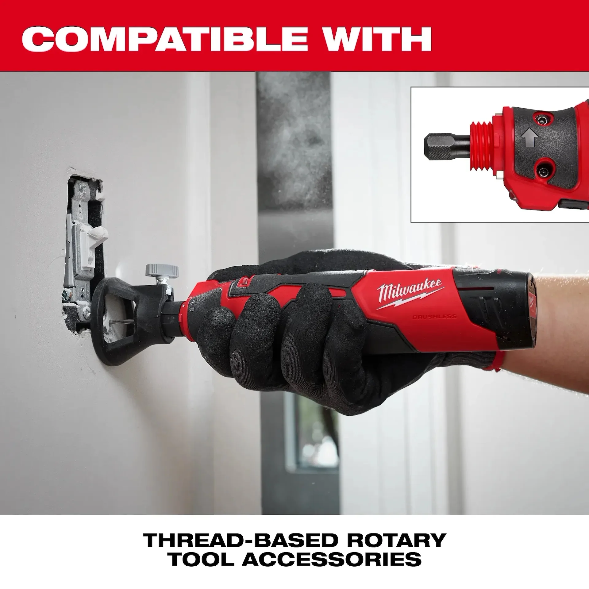 Milwaukee 2525-20 M12™ Brushless Rotary Tool - Image 8