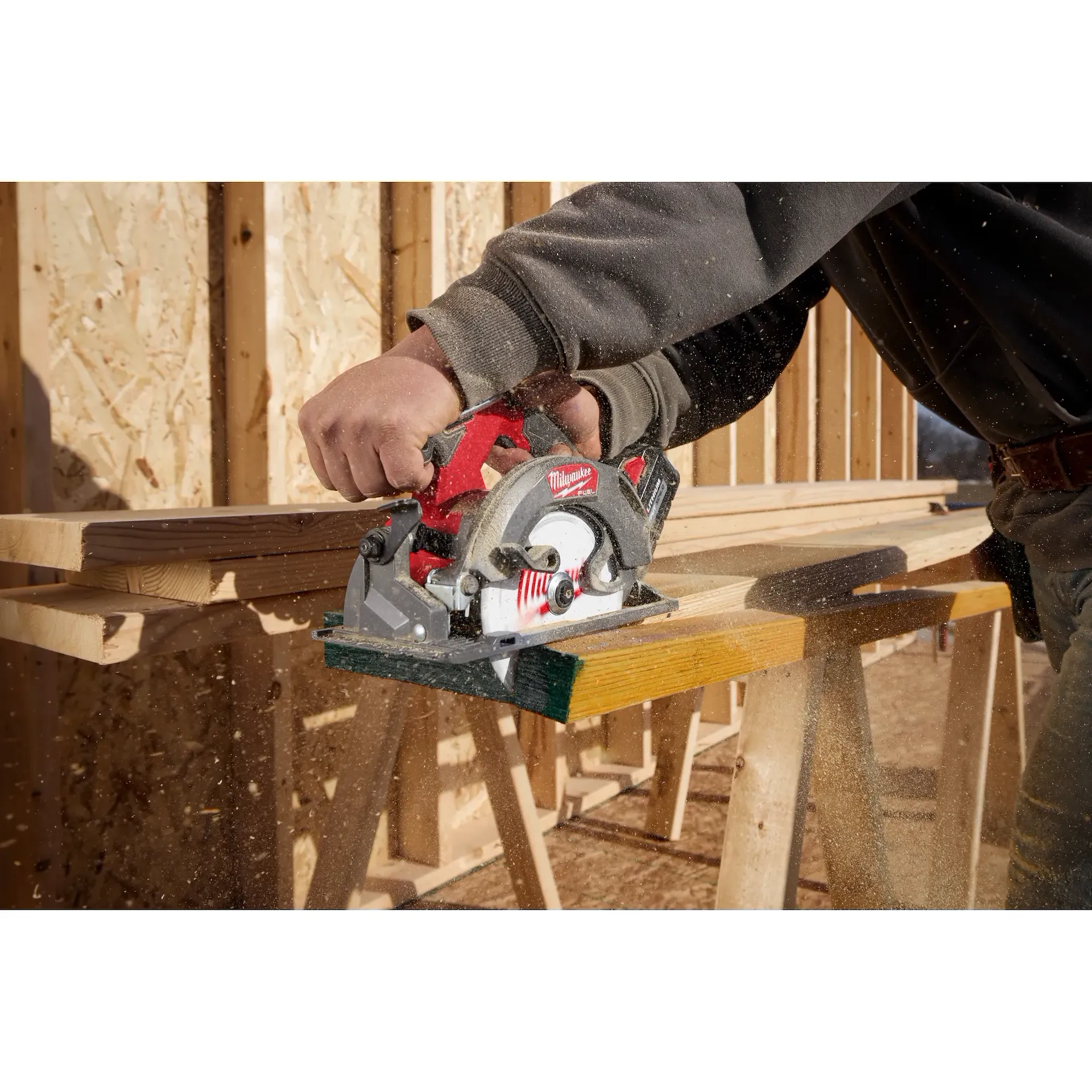 Milwaukee 2833-20 6-1/2 in 6000 rpm Cast Aluminum Cordless Circular Saw (Tool Only) - Image 11