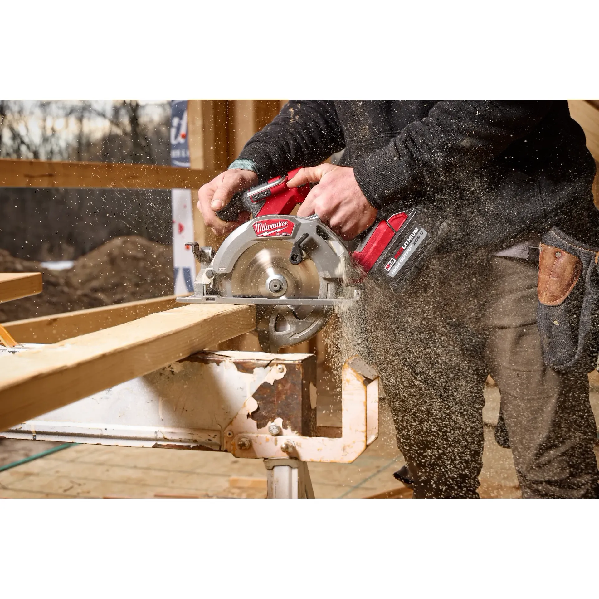 Milwaukee 2833-20 6-1/2 in 6000 rpm Cast Aluminum Cordless Circular Saw (Tool Only) - Image 13
