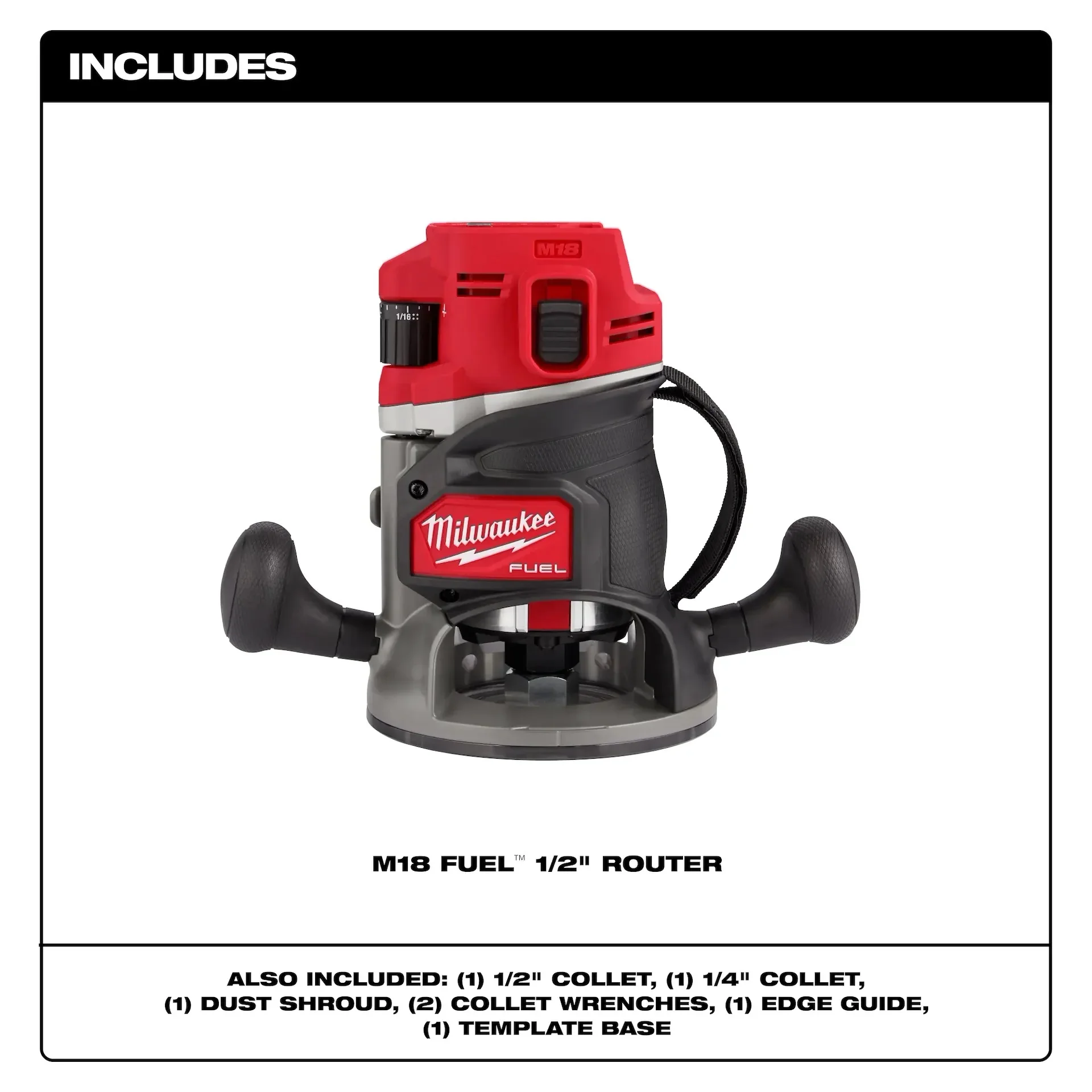 Milwaukee 2838-20 M18 Fuel Router Bare 1/2 in. - Image 2
