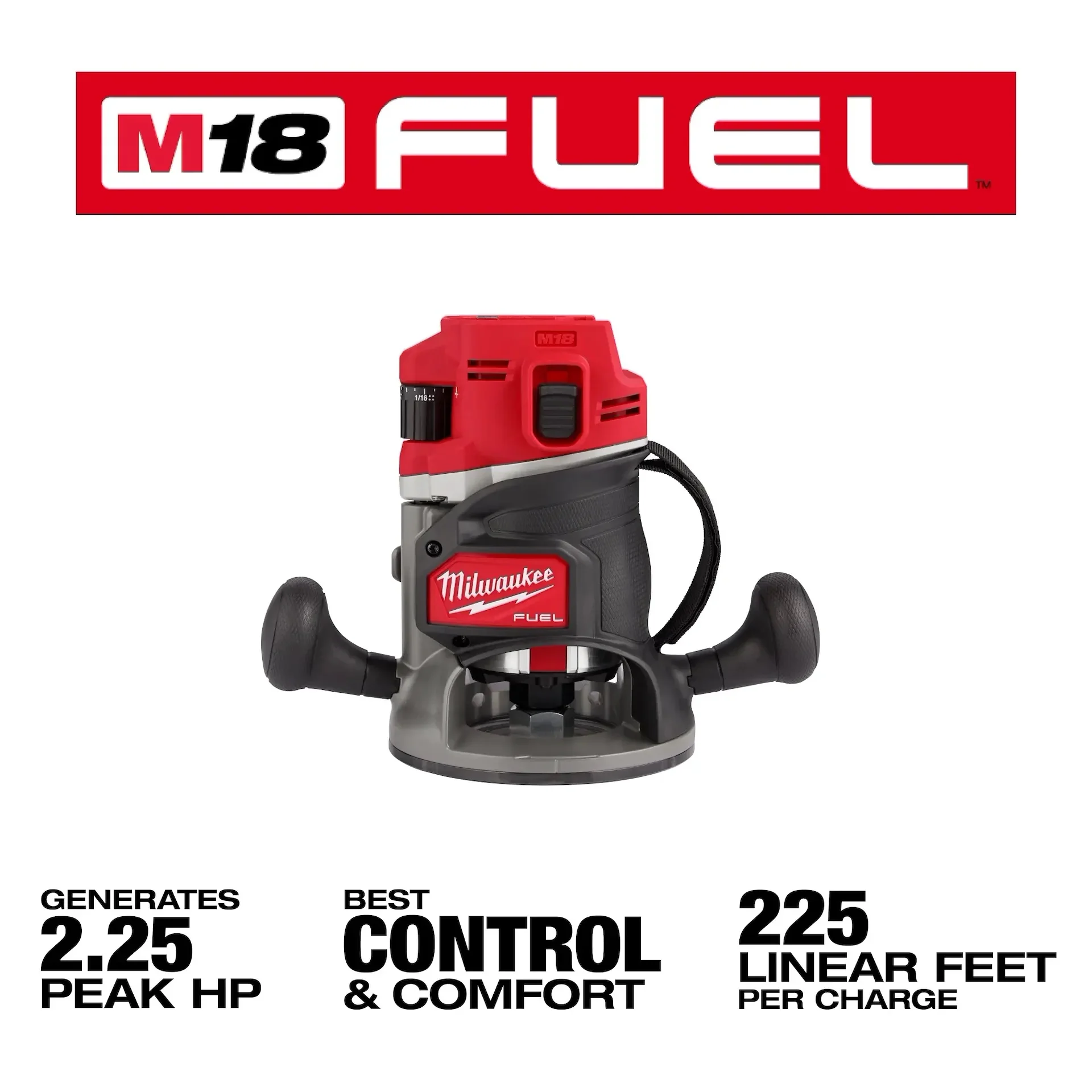 Milwaukee 2838-20 M18 Fuel Router Bare 1/2 in. - Image 3