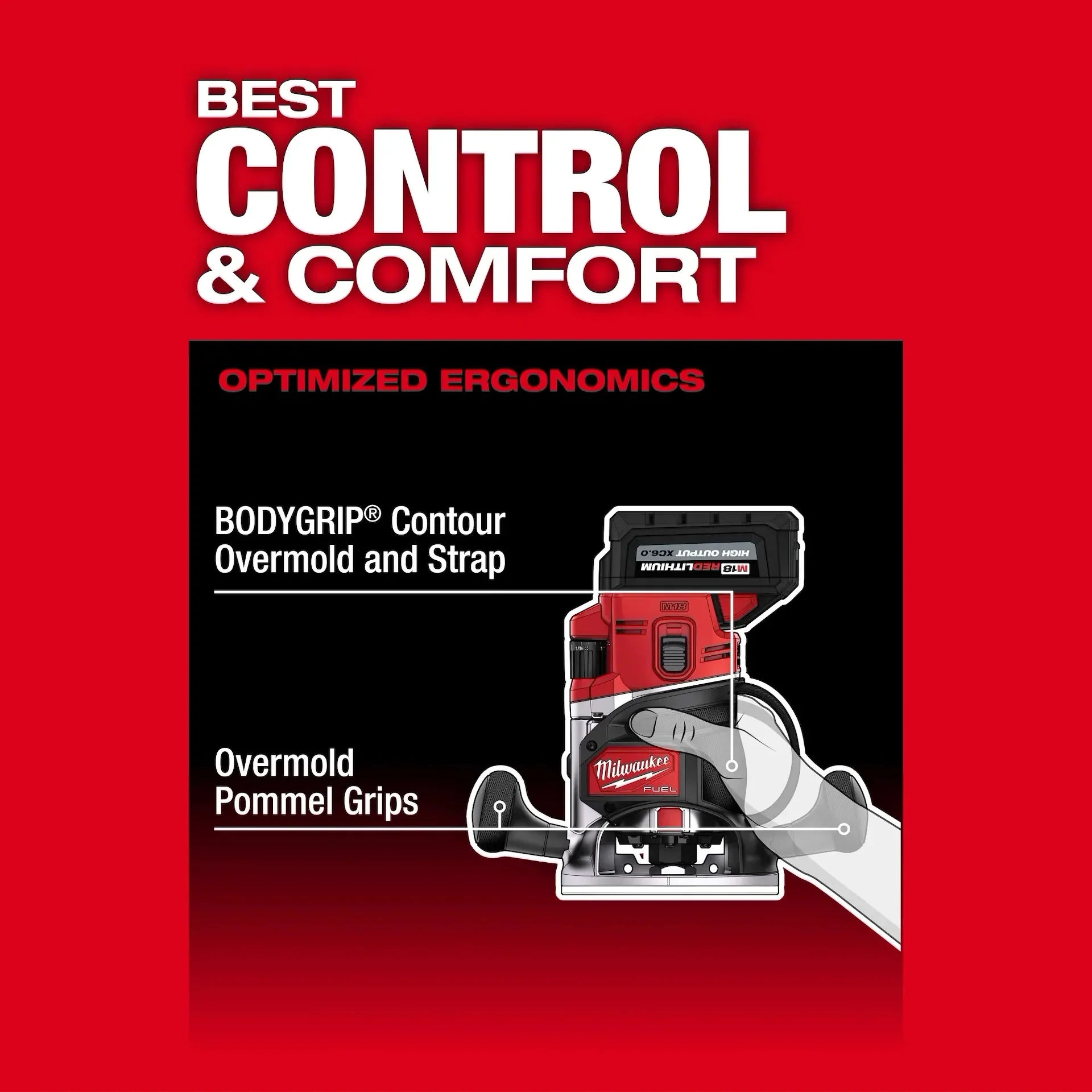 Milwaukee 2838-20 M18 Fuel Router Bare 1/2 in. - Image 6