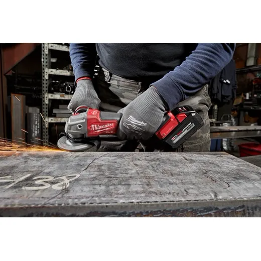 Milwaukee 2882-20 M18 FUEL™ 4-1/2 in/5 in Braking Grinder w/ ONE-KEY™ Paddle Switch, No Lock - Image 10