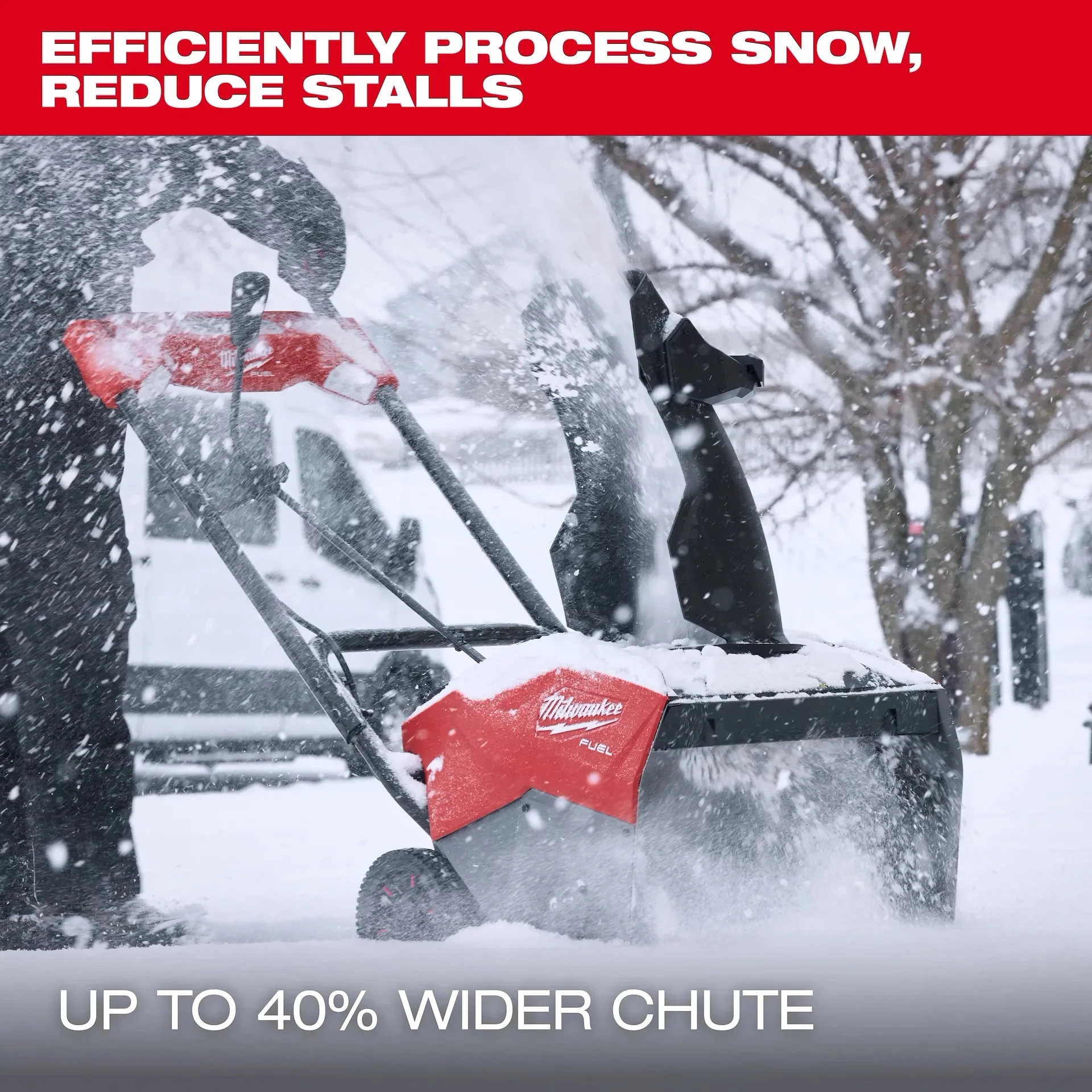 Milwaukee 3036-22HD M18 Fuel 21 Inches Single Stage Snow blower Kit 12.0Ah - Image 10