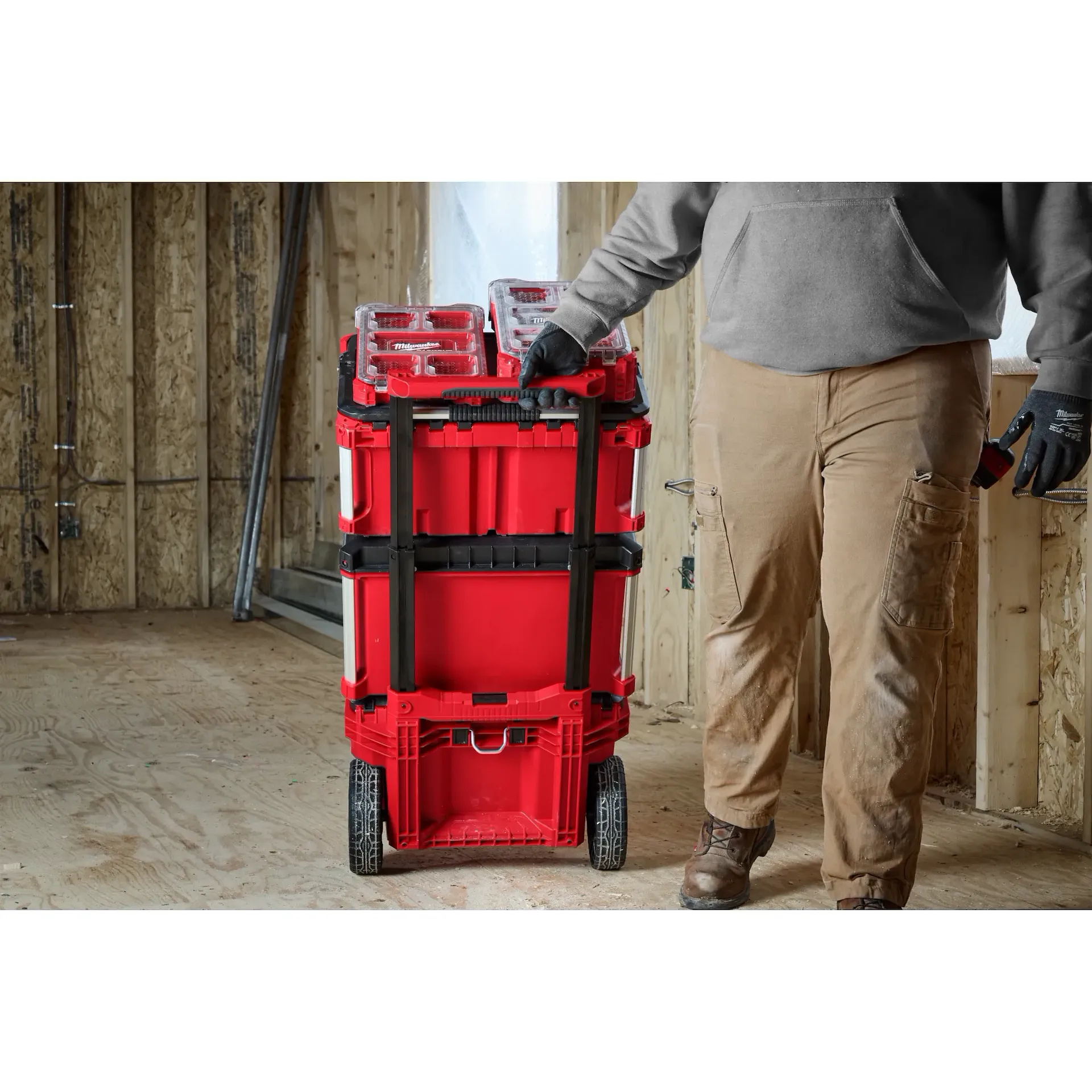 Milwaukee 48-22-8027 PACKOUT™ 19.75 in 18.6 in 250 lb Low-Profile Handle - Image 7