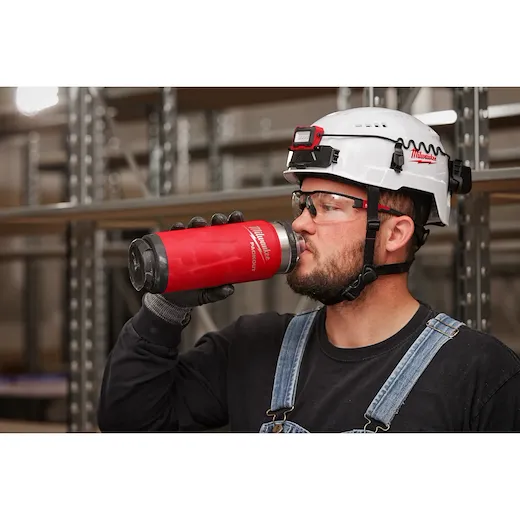 Milwaukee 48-22-8396R PACKOUT™ 24 oz 18/8 Stainless Steel Red Insulated Bottle with Chug Lid - Image 10