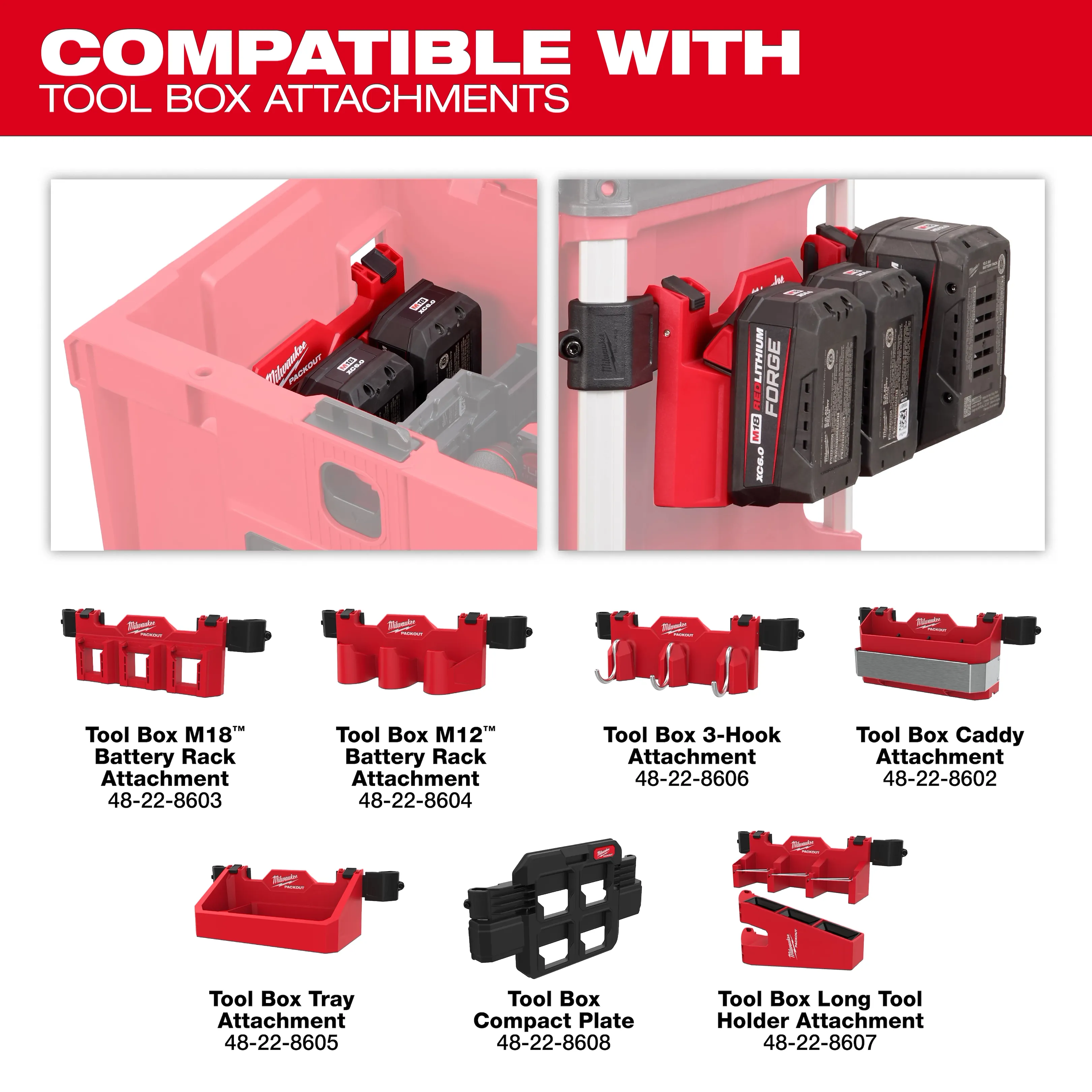 Milwaukee 48-22-8420 PACKOUT™ Rolling Drawer Tool Box - Image 10