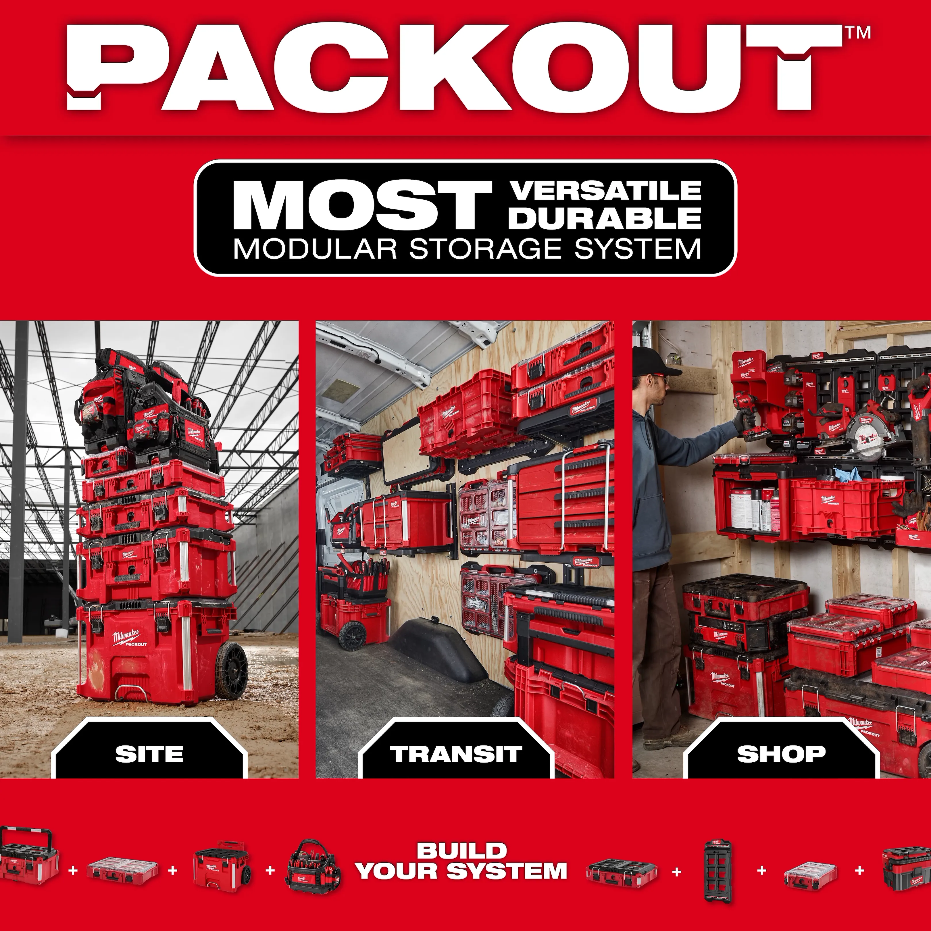 Milwaukee 48-22-8420 PACKOUT™ Rolling Drawer Tool Box - Image 13