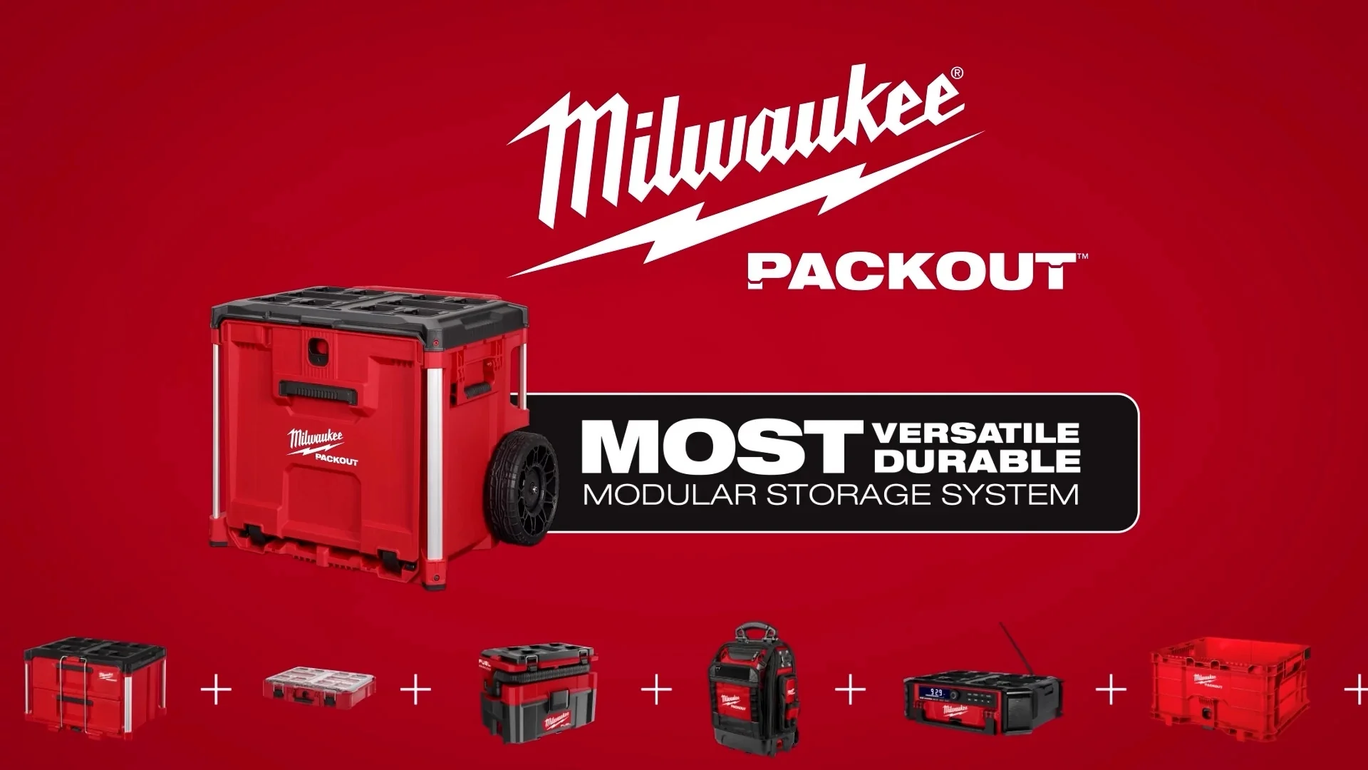 Milwaukee 48-22-8420 PACKOUT™ Rolling Drawer Tool Box - Image 2