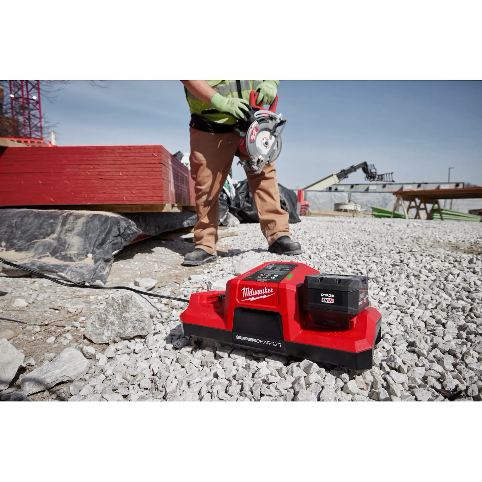 Milwaukee 48-59-1815 M18™ Lithium-Ion 1.5 - 8.0 Ah 120 V Dual Bay Battery Charger - Image 11