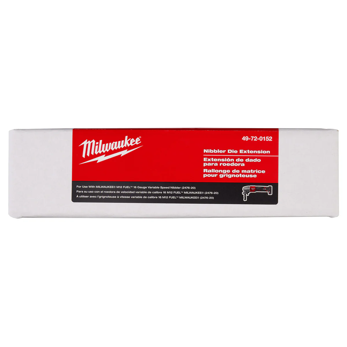 MILWAUKEE 49-72-0152 M12 FUEL NIBBLER DIE HOLDER EXTENSION - Image 4