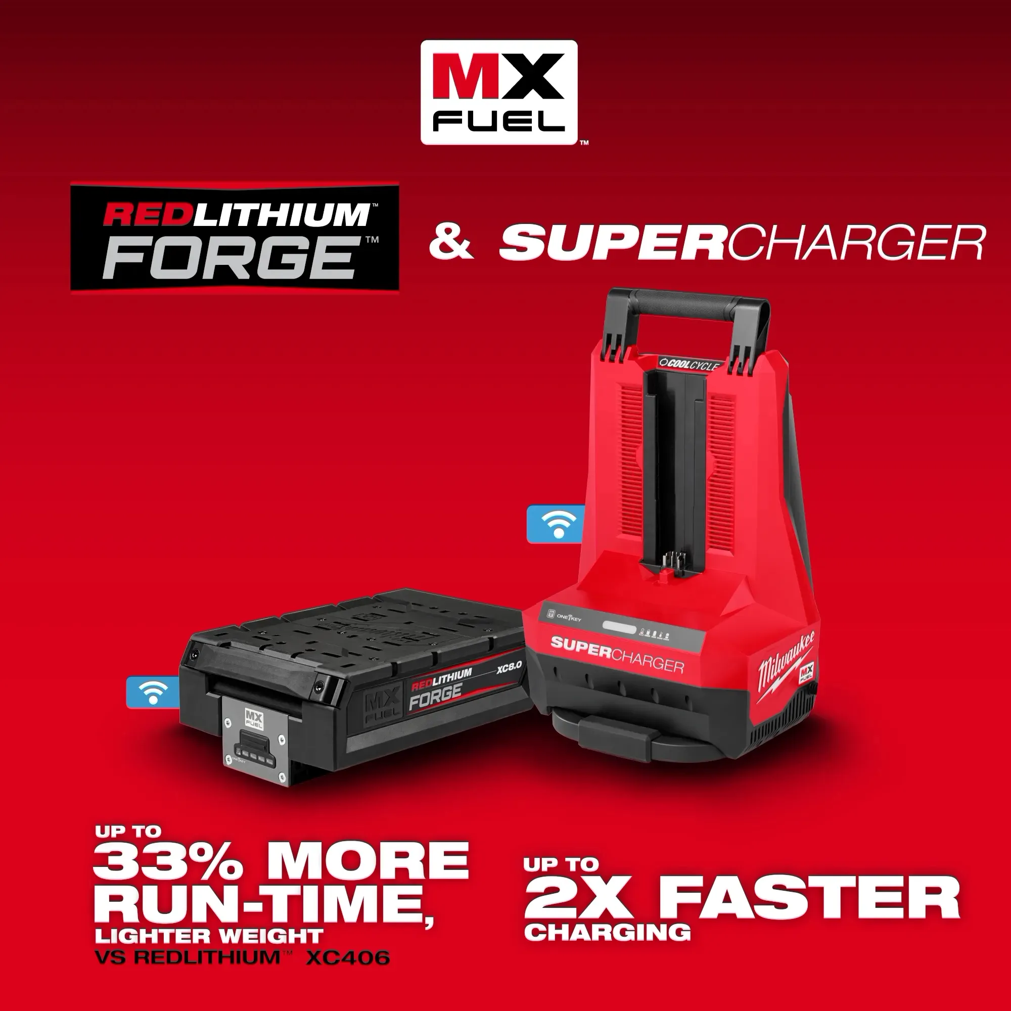 Milwaukee MXF372-2XC MX FUEL™ Cordless High Cycle Concrete Vibrator Kit (2 x 8.0 Ah) - Image 6