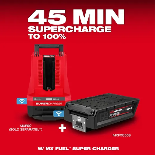 Milwaukee MXFXC608 REDLITHIUM™ FORGE™ Lithium-Ion 8 Ah 45 min Rechargeable Battery Pack - Image 4