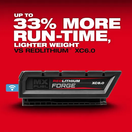 Milwaukee MXFXC608 REDLITHIUM™ FORGE™ Lithium-Ion 8 Ah 45 min Rechargeable Battery Pack - Image 7