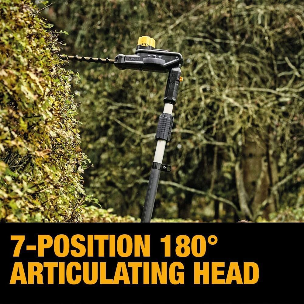 DeWalt DCKO86M1 20V MAX* Dual-Action 20 V 2800 spm Cordless Pole Saw and Pole Hedge Trimmer Combo Ki - Image 5