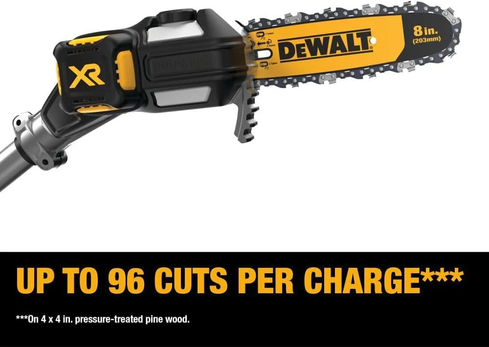 DeWalt DCKO86M1 20V MAX* Dual-Action 20 V 2800 spm Cordless Pole Saw and Pole Hedge Trimmer Combo Ki - Image 6
