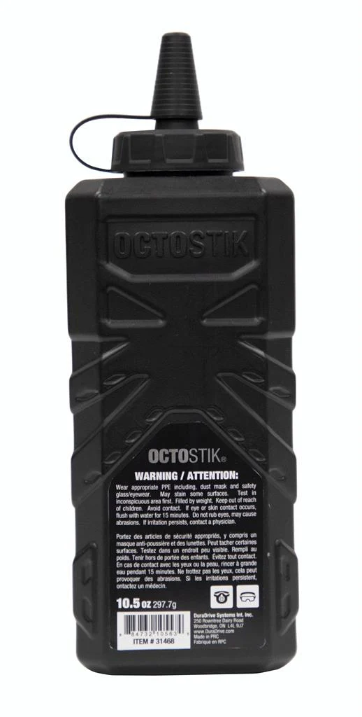 Octostik 10.5 oz. Ultra Fine LVL 4 Permanent Chalk Powder, Black - Image 2