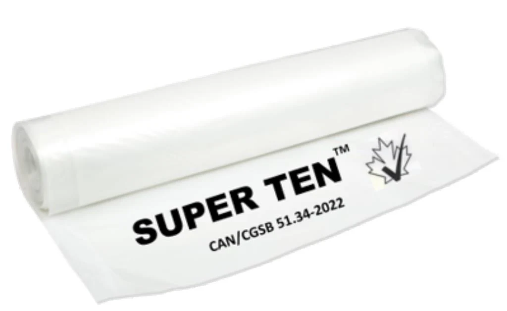 Super Ten 20 ft. x 50 ft. 10 mil Poly Vapour Barrier 