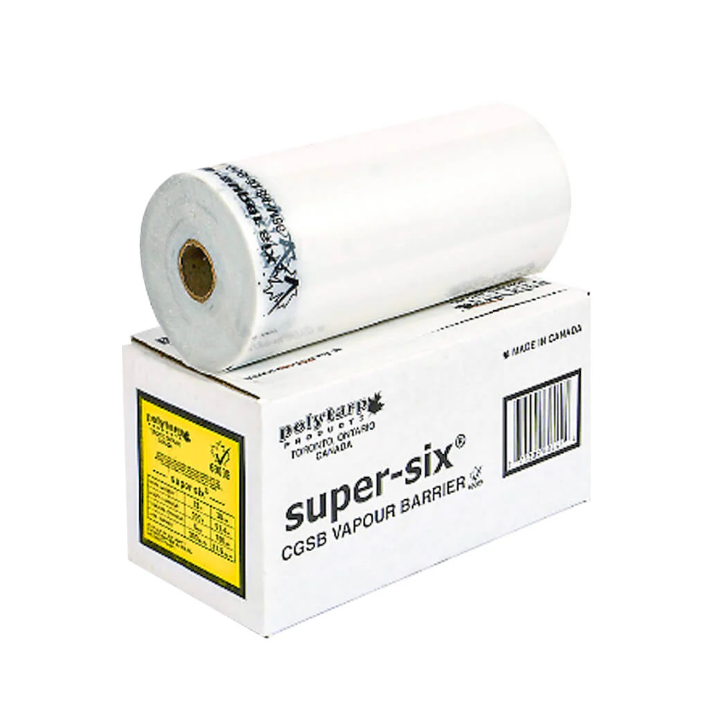Super Six 12 in. x 300 ft. 6 mil Poly Vapour Barrier