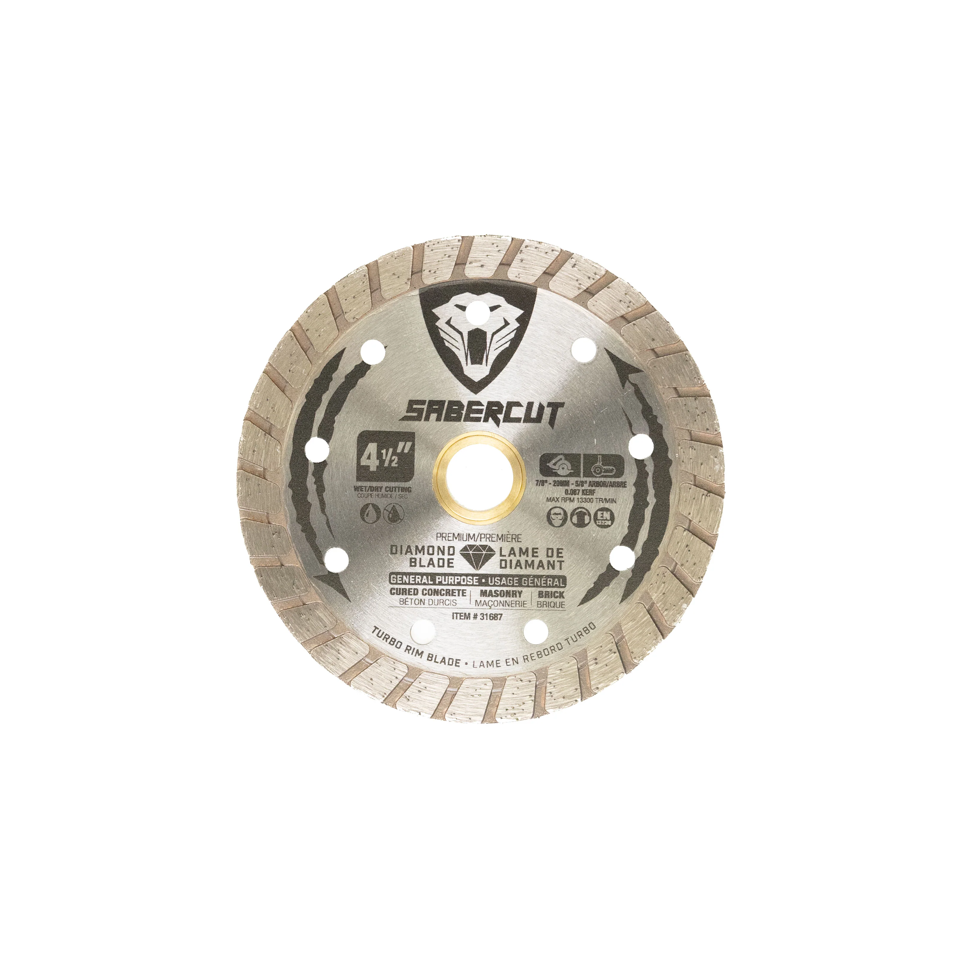 SABERCUT 4-1/2-In Assorted Diamond Blade Set for General Purpose Cutting (3-Piece set) - Image 3