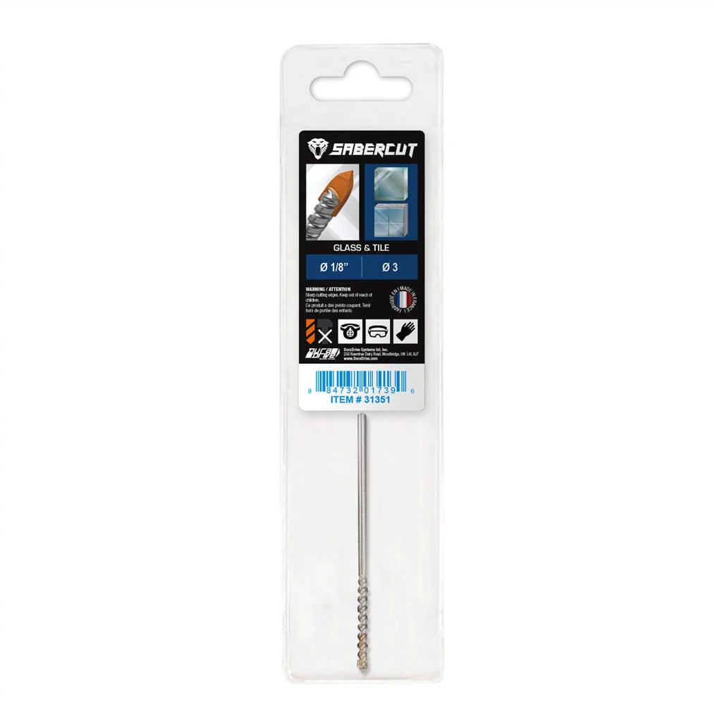 SaberCut 1/8 in 3 in 4-Cutter Drill Bit - Image 3