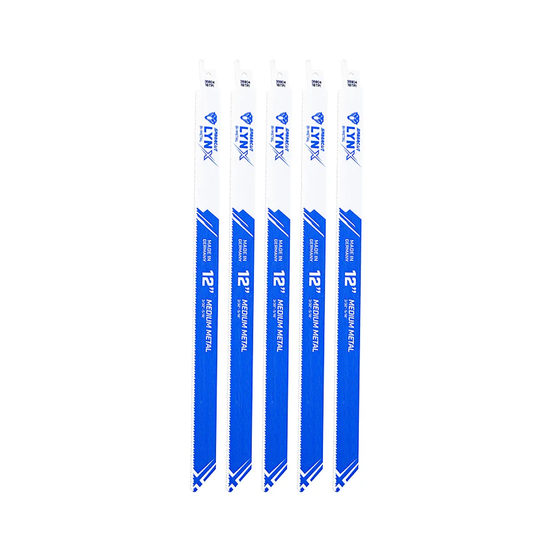 Sabercut Lynx 12 in. x 18TPI BiM Reciprocating Saw Blade For Medium Thickness Metal (5-Pack)