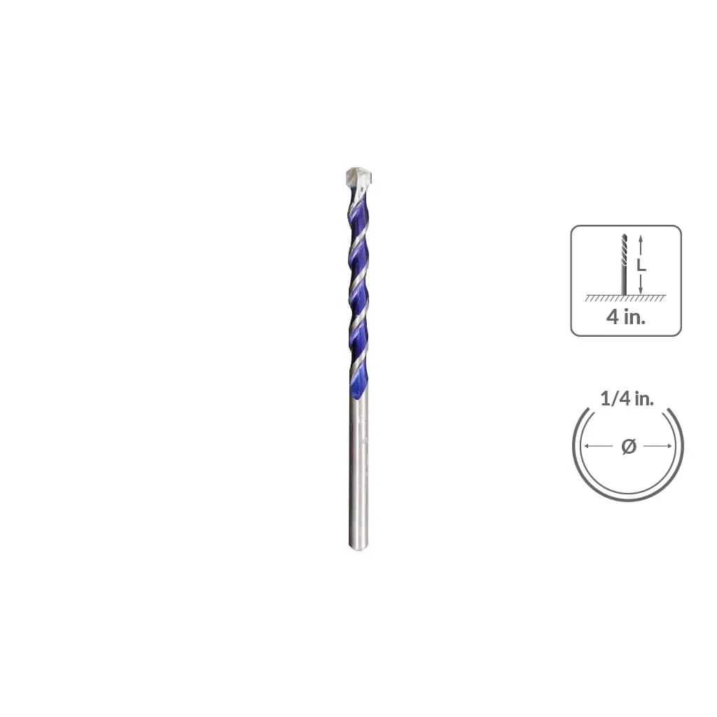 Sabercut 1/4" X 4" Multi-Material Drill Bit