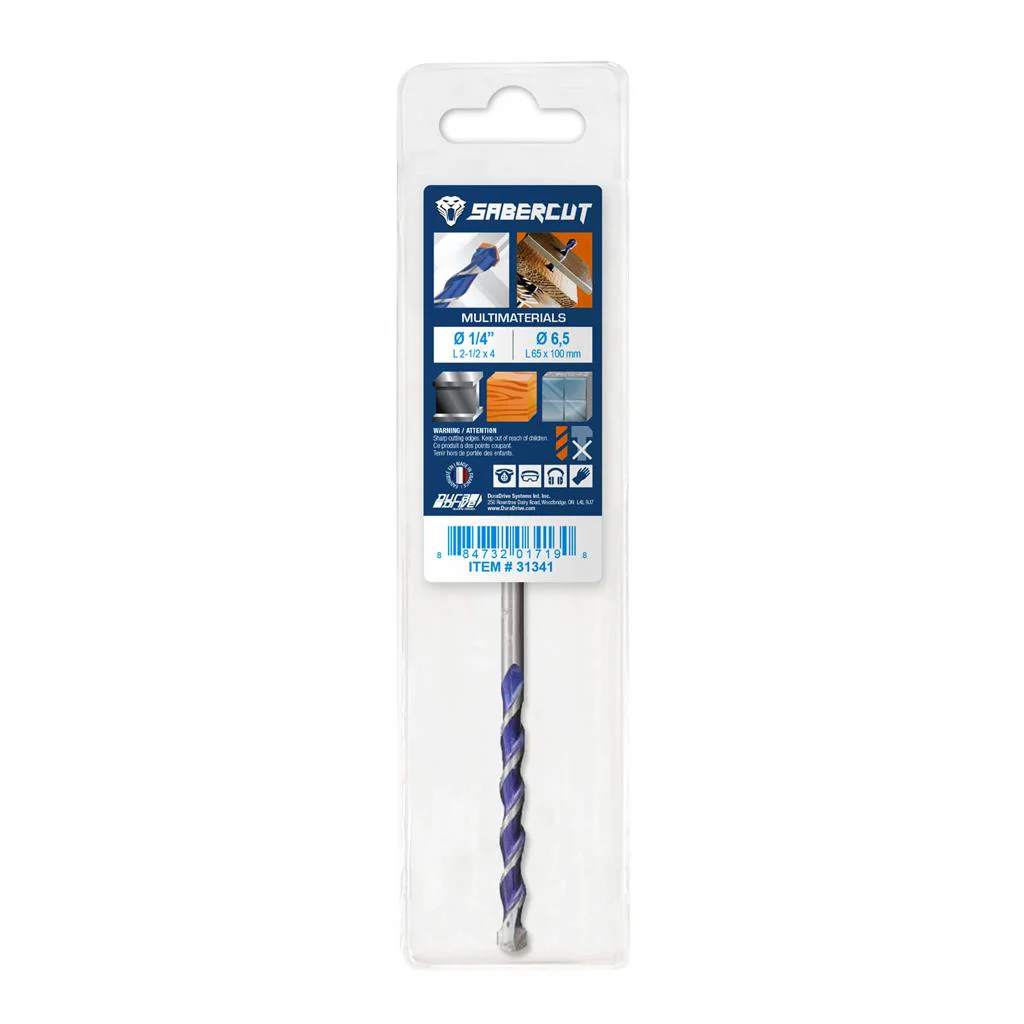 Sabercut 1/4" X 4" Multi-Material Drill Bit - Image 3