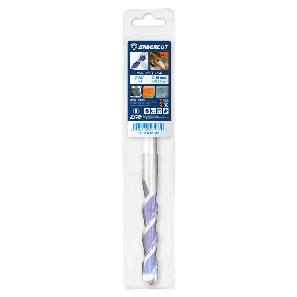 Sabercut 5/8" X 6" Multi-Material Drill Bit - Image 3