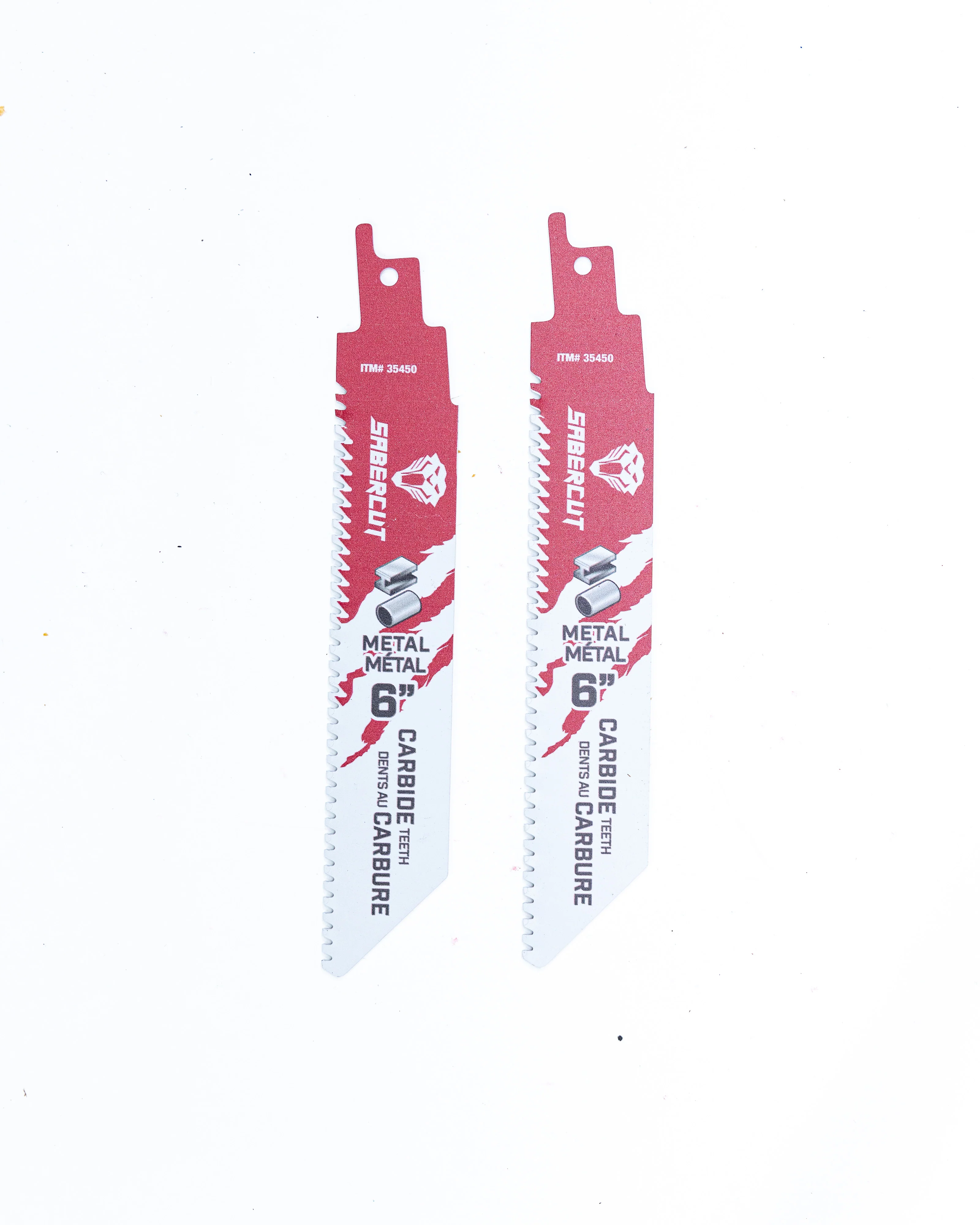 Sabercut Red Label 6 in. Thick Metal Carbide Reciprocating Saw Blade (2-Pack)