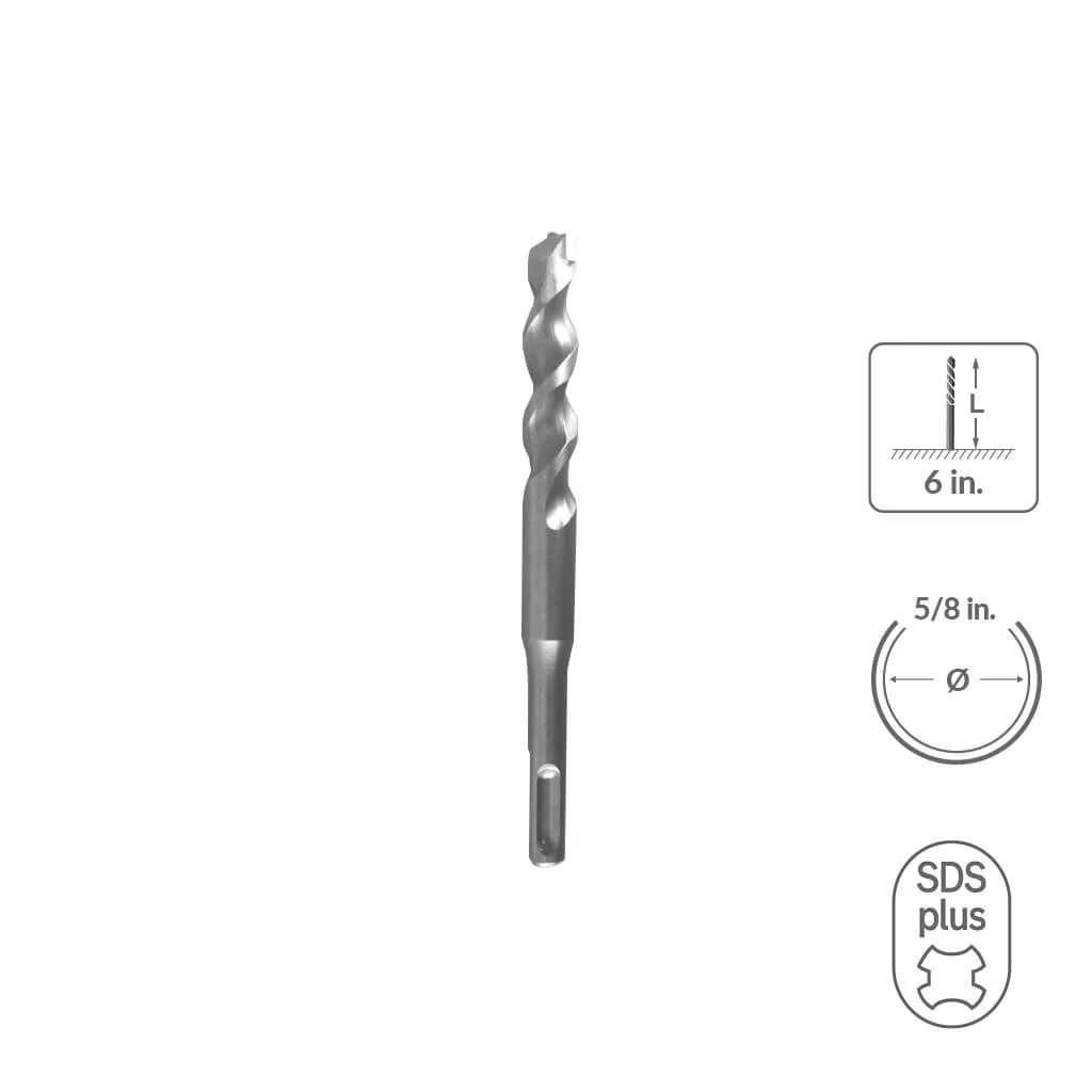 SABERCUT 7/8 in. x 18 in.SDS PLUS 2-Cutter Carbide Tip Concrete Drill Bit - Image 56
