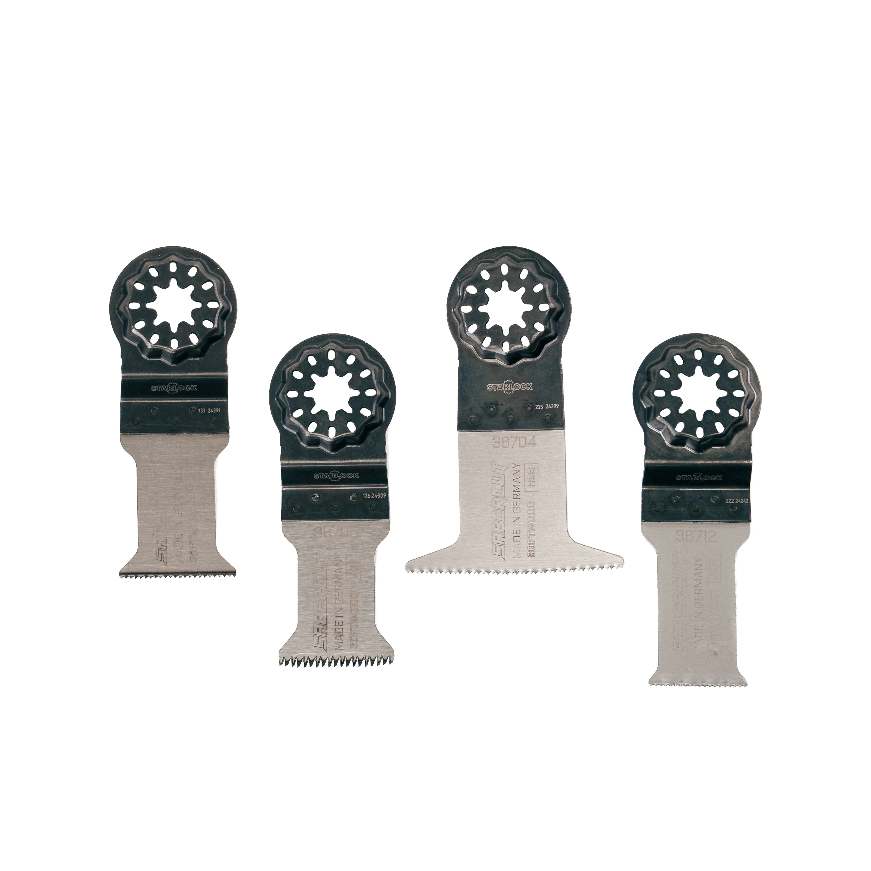 Sabercut Starlock Wood & Metal Multi-Tool Blade Set (4 Pieces)