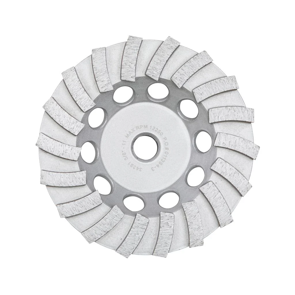 Sabercut 5 in. Turbo Diamond Cup Wheel with Spacer Nut