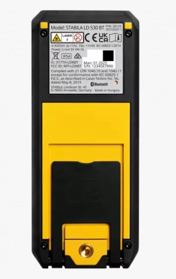 Stabila LD530 Laser Distance Measurer With Bluetooth - Image 2