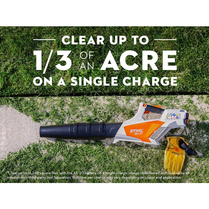 STIHL BGA 57 365 cfm 36 V Lithium-Ion Handheld Blower Kit - Image 8