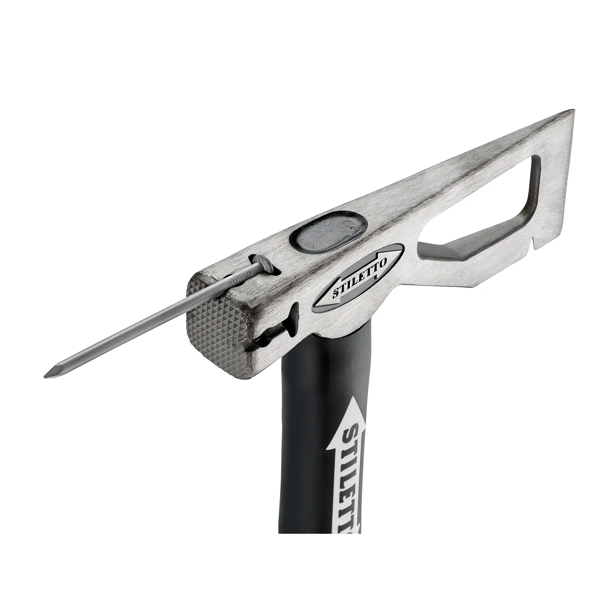 Stiletto 10 oz. 13 in. Lathe Axe Fiberglass Roofers Hammer - Image 3