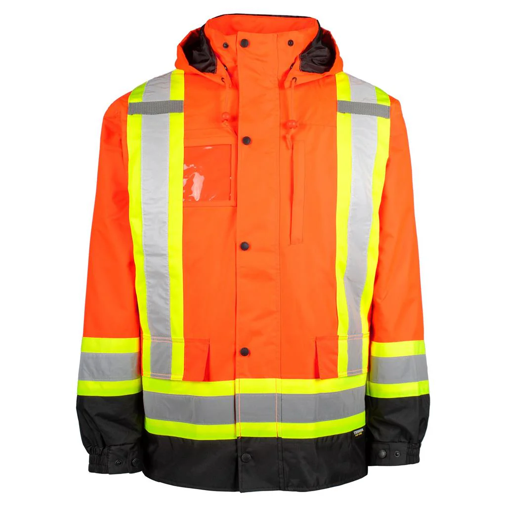 TERRA 7-in-1 Hi-Vis Insulated Waterproof Jacket - Image 13