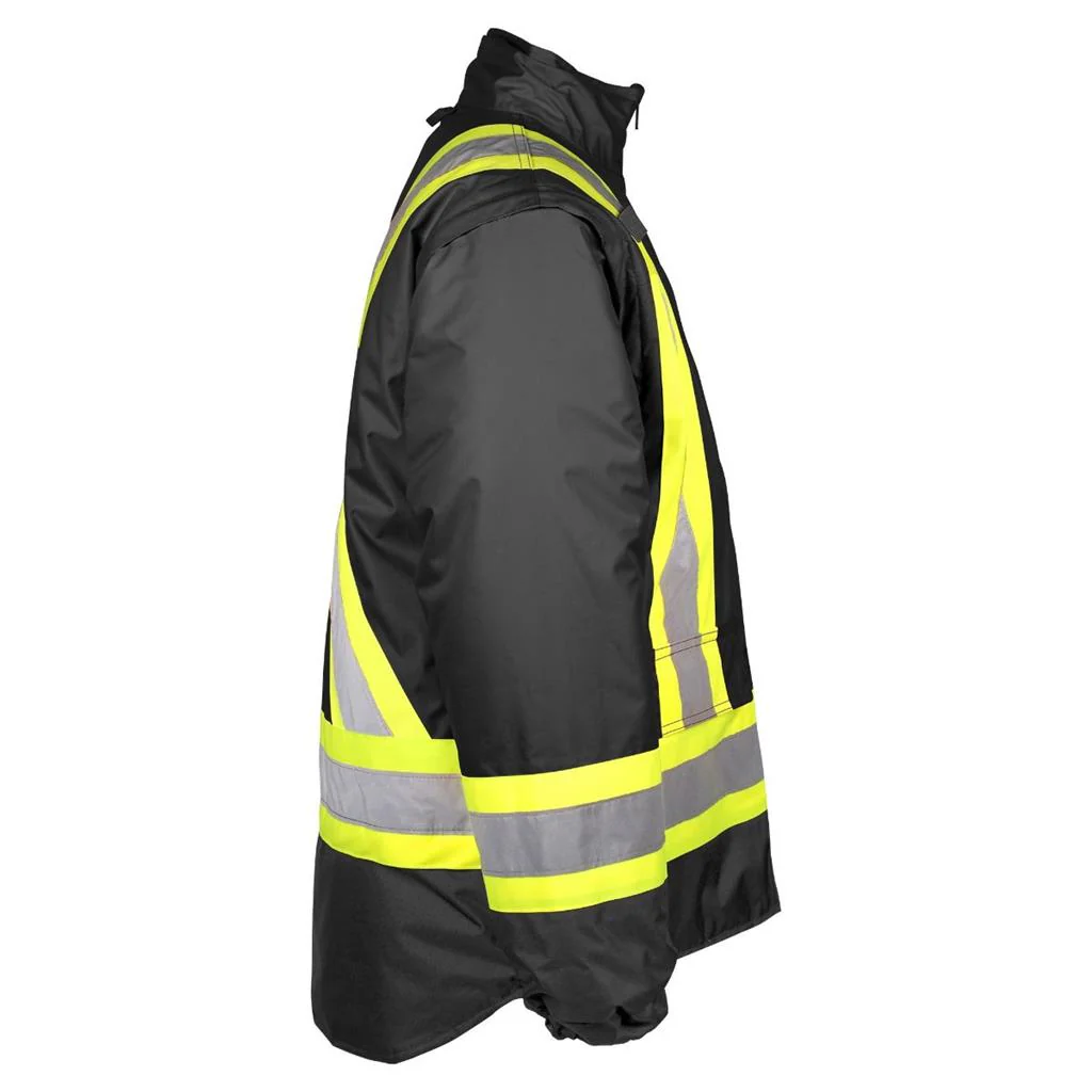 TERRA 7-in-1 Hi-Vis Insulated Waterproof Jacket - Image 17
