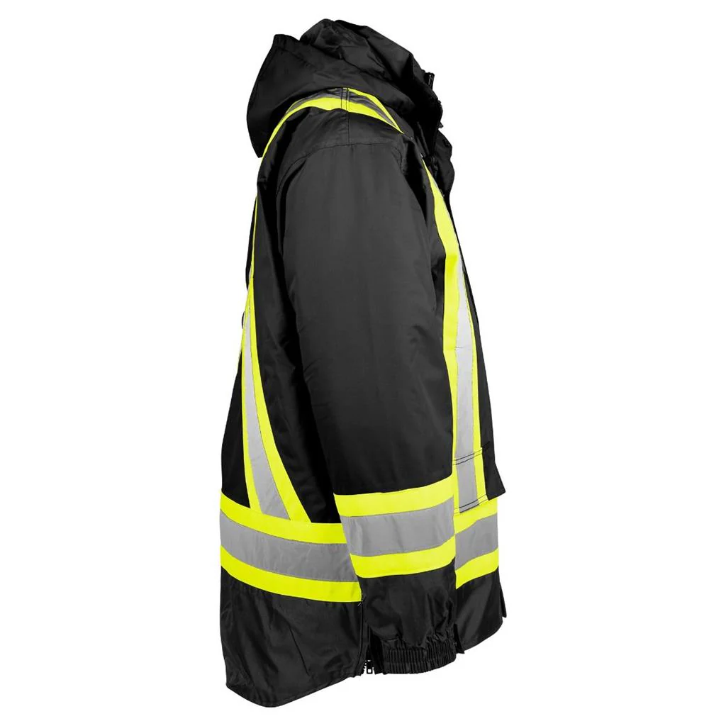 TERRA 7-in-1 Hi-Vis Insulated Waterproof Jacket - Image 20