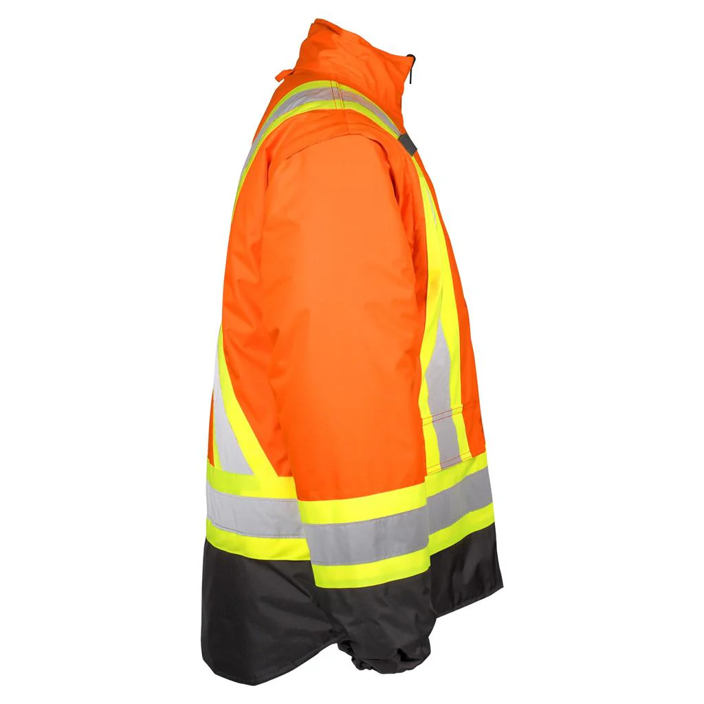 TERRA 7-in-1 Hi-Vis Insulated Waterproof Jacket - Image 7