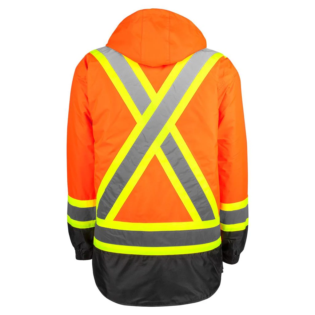 TERRA 7-in-1 Hi-Vis Insulated Waterproof Jacket - Image 8