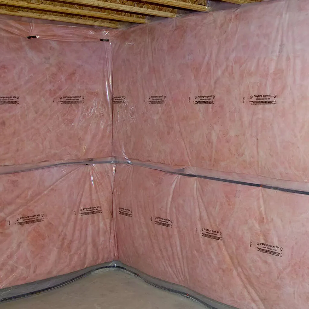 TLP R20 4 ft. x 35 ft. Fibreglass Basement Insulation Foundation Blanket - Image 2