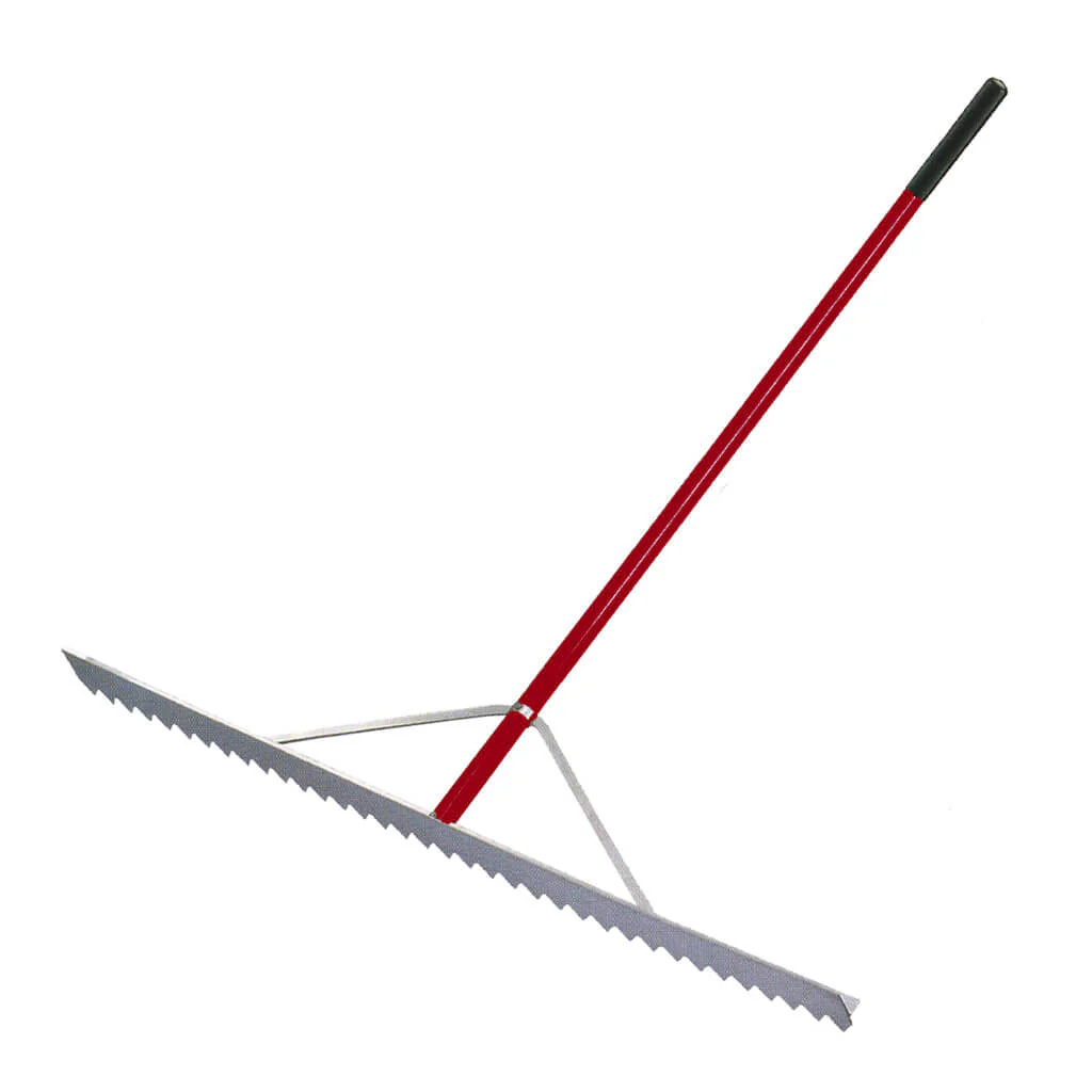 Proyard 36 in. Aluminum Asphalt Lute Rake with 82 in. Aluminum Handle