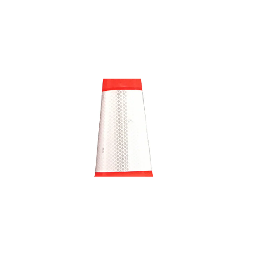 Trafic Zone COB-TC-45HIP High Intensity Prismatic White 6 in Traffic Cone with HIP Collar - Image 2