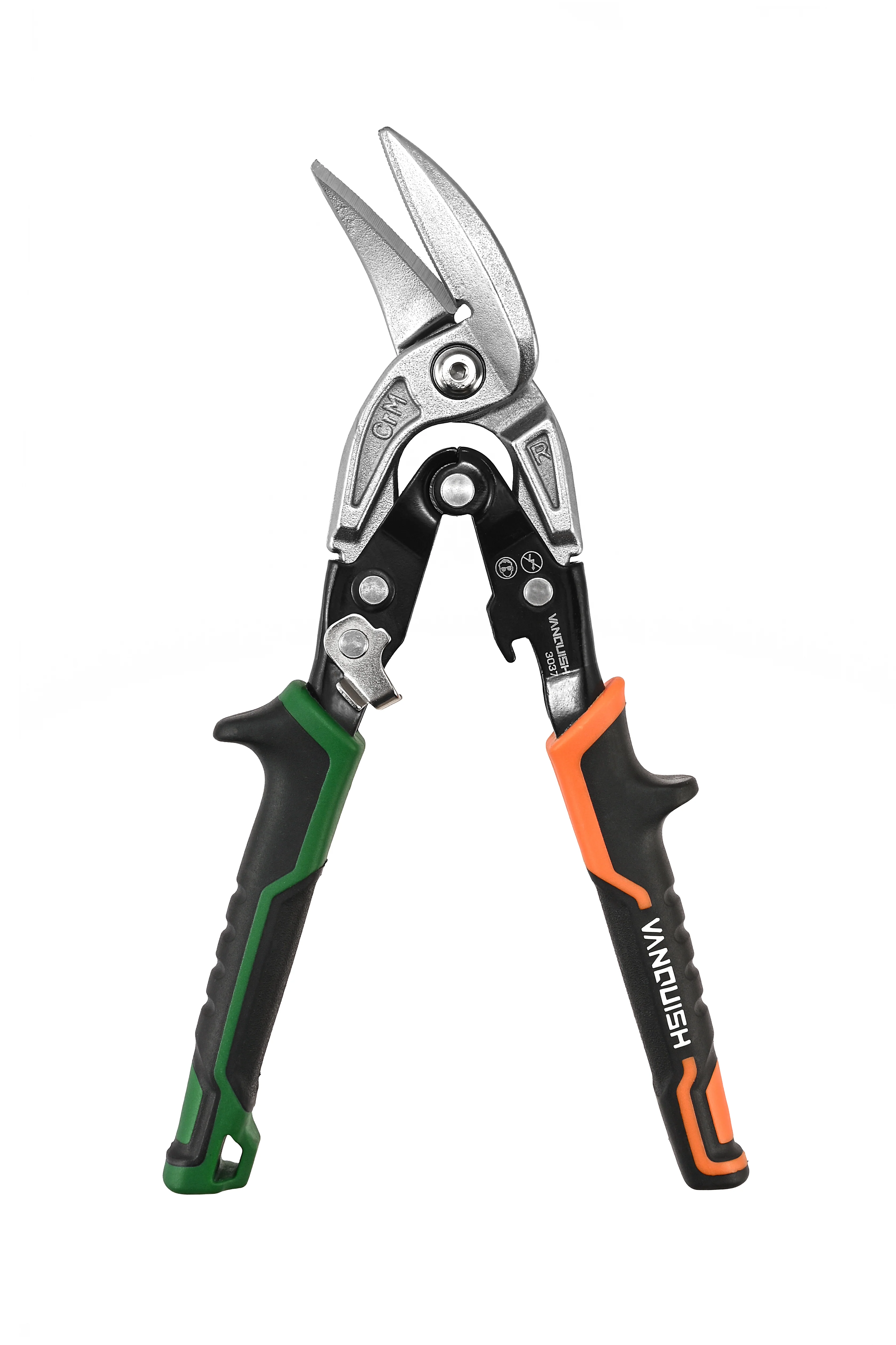 Vanquish 3037 10 in. Left-Cut Offset Aviation Snip - Image 4