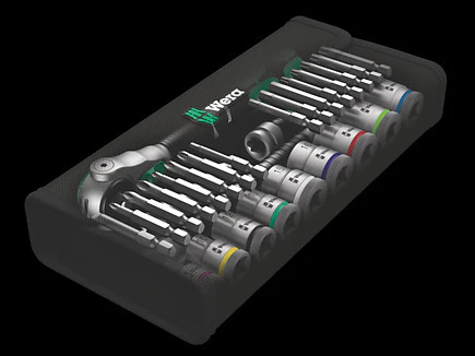 Wera 05004046001 3/8 in. Drive Zyklop Speed Ratchet Metric Set (29-Piece) - Image 2